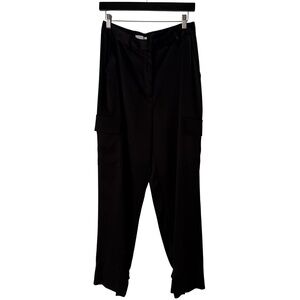 Aritzia Babaton  Black High-Waisted Cargo Tapered Pants